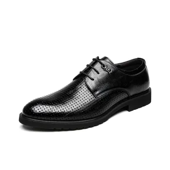 CHINT Dress Shoes Men Low Top Black