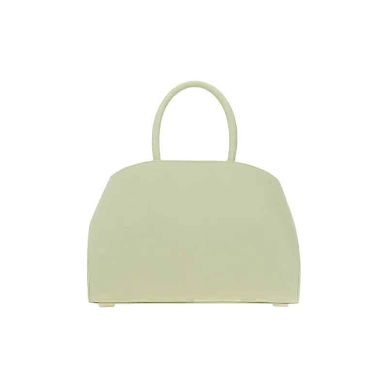 FERRAGAMO Cow Leather Shoulder Bag, Crossbody Bag, Handbag Trumpets Women's Light Green-2