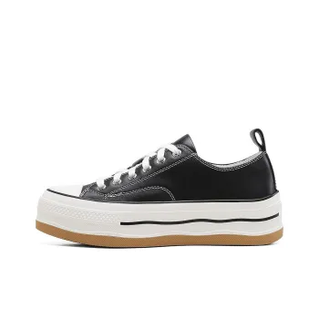 BOSSSUNWEN Height Increasing Low Top Skateboard Shoes Women's