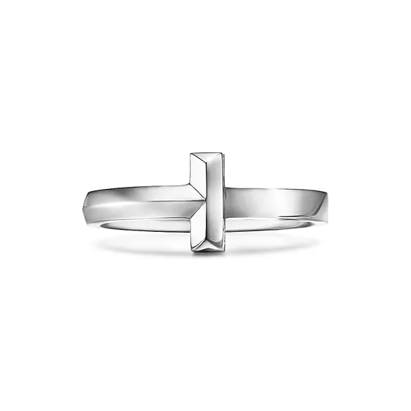 TIFFANY & CO. 18K White Gold Rings Unisex Silver-0