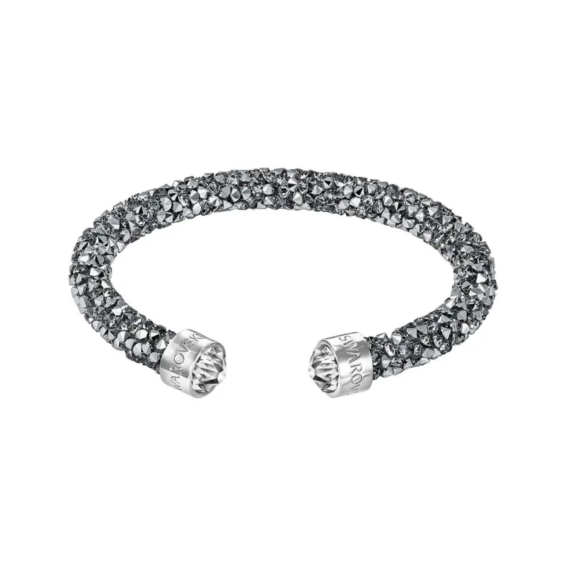 Swarovski Crystaldust Bangles Women's Silver Gray-1