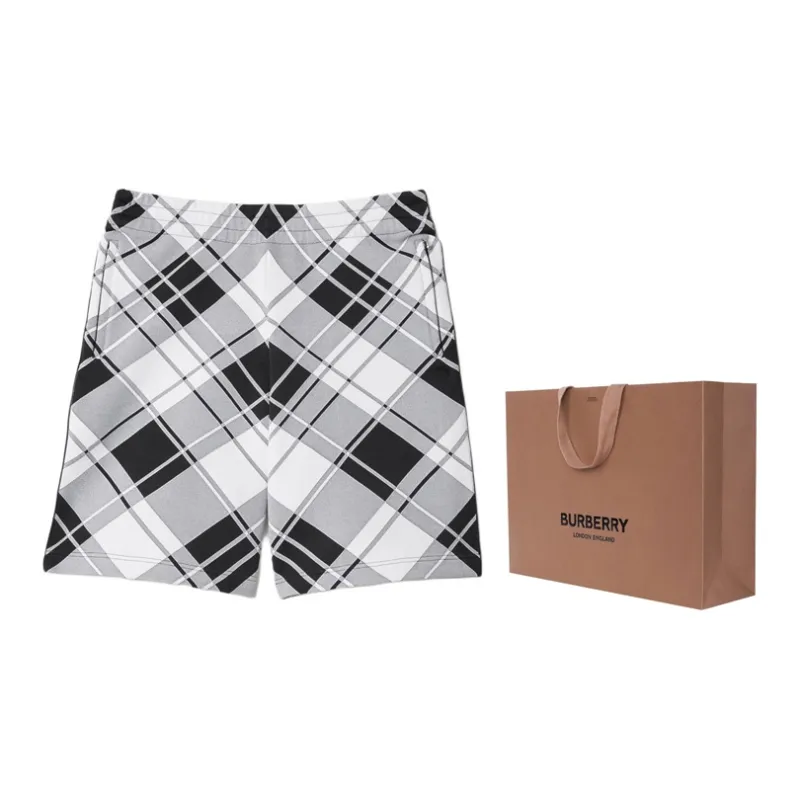 Burberry Check Printed Bermuda Shorts-2