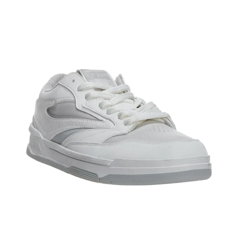 Erke Unparalleled Cushioning Wear Resistant Low Top Skateboard Shoes Men's Gray White-1
