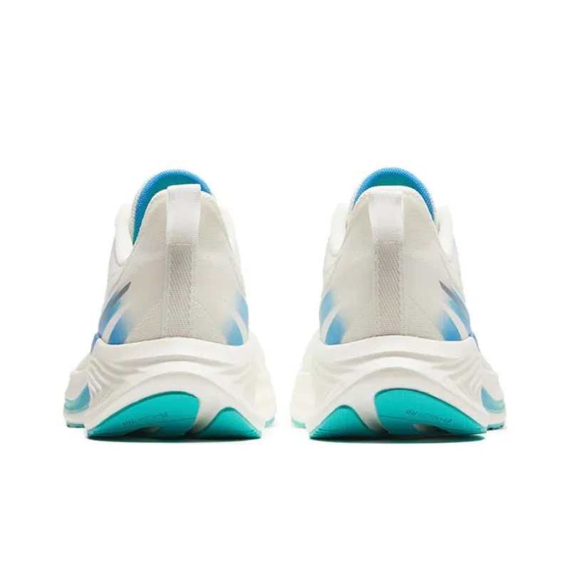 Anta Hydrogen Run 6th Generation Shock Absorbers Rebound Low Top Casual Running Shoes Men's White Blue-2