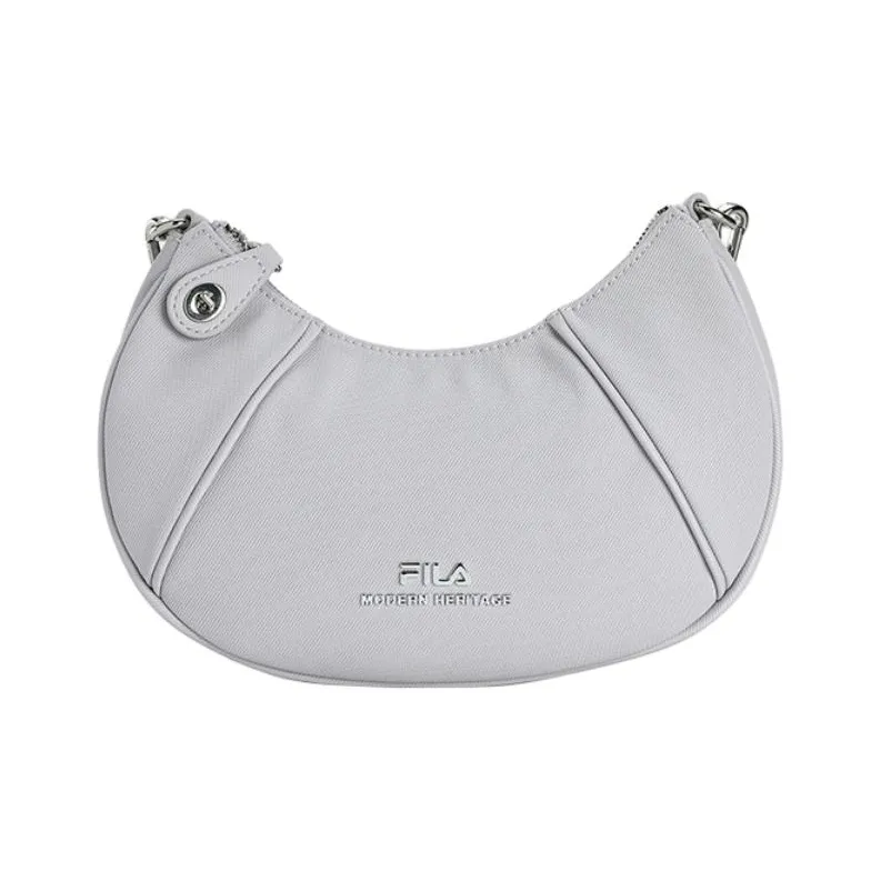 FILA Fabric Crossbody Bag Shoulder Bag Mini Women's Light Medium Gray-0