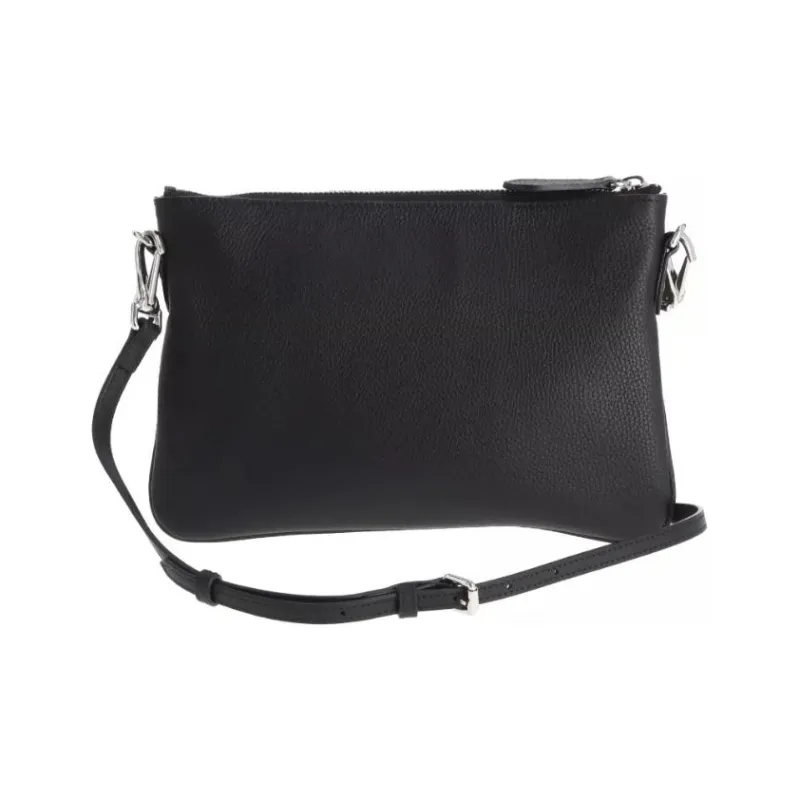 Burberry Calfskin Shoulder Bag Crossbody Bag Unisex Black-2