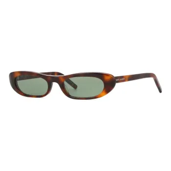 SAINT LAURENT Sl 557 Slim Tortoiseshell Sunglasses