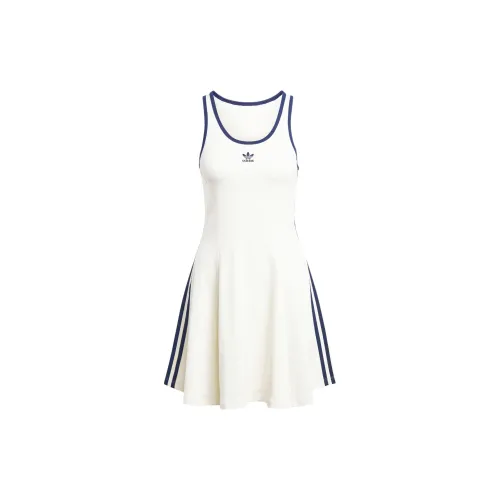 Adidas Originals Sleeveless Dresses Women's White