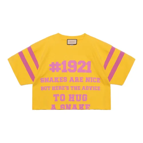 GUCCI T-Shirts Women's Yellow