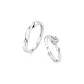 Mobius Couple Rings[Alloy]