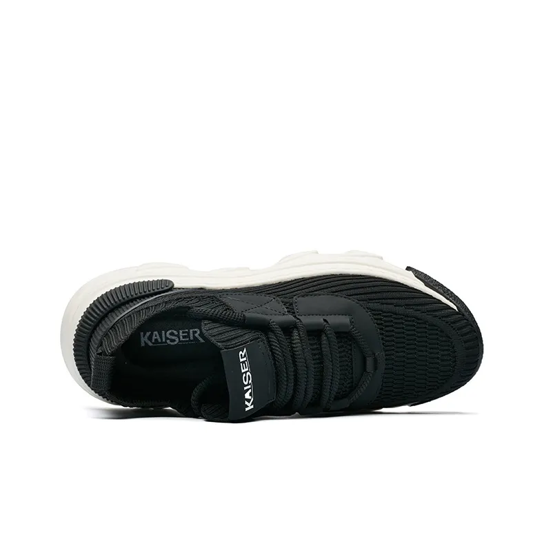 KAISER Cushioning Breathable Coverage Low Top Athletic Shoes Men's Black-2