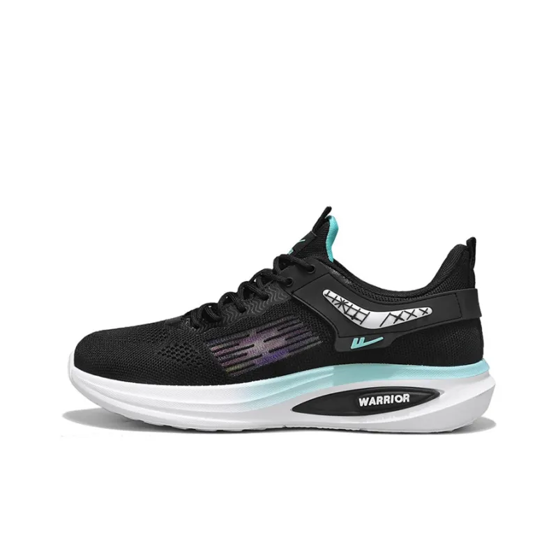 WARRIOR Running Shoes Men Low Top White Light Blue/White Dark Blue/Black-16