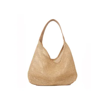 Barang Bear Straw Handbag Shoulder Bag Regular Unisex Multicolor