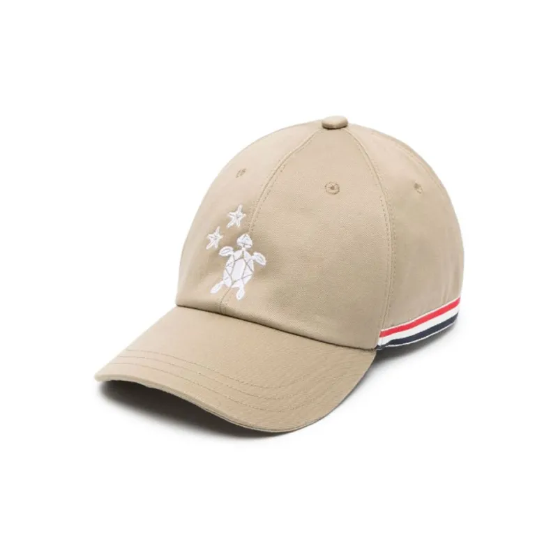 THOM BROWNE· Cotton, Polyester Baseball Caps Men's Brown-0