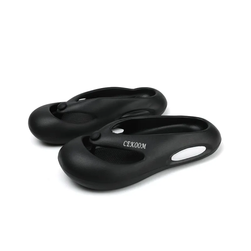 CEKOOM Abrasion Resistant Flip Flops Unisex Beige-2