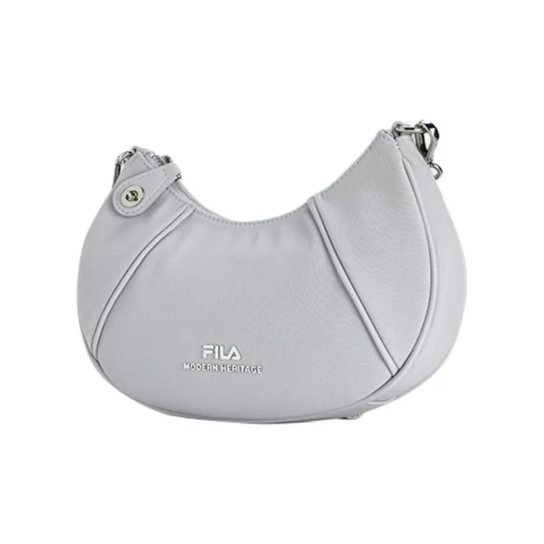 FILA Fabric Crossbody Bag Shoulder Bag Mini Women's Light Medium Gray-1