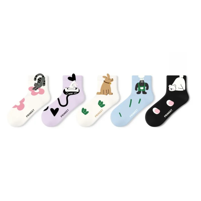 Primeet Ankle Socks Women's 5 Pack-6