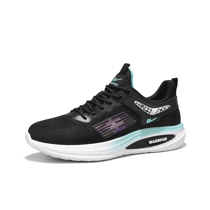 WARRIOR Running Shoes Men Low Top White Light Blue/White Dark Blue/Black-17
