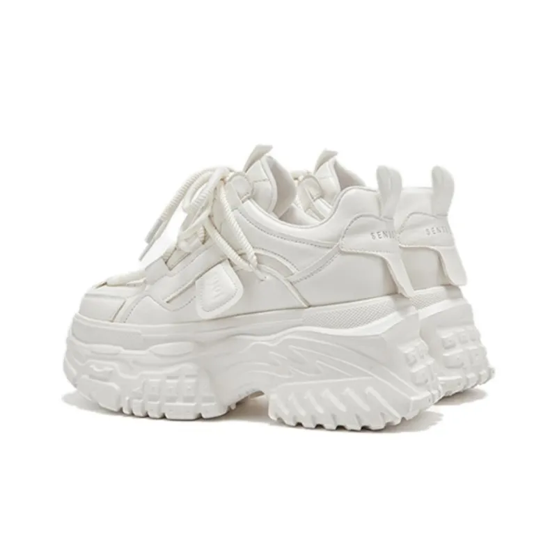 SENSE 1991 Low-Top Chunky Sneakers Women's White-4