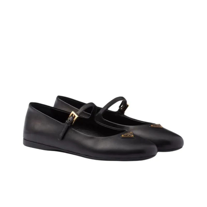 PRADA Mary Jane Shoes Women's Black-2