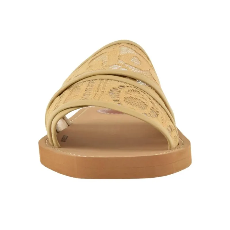 Chloé Woody Slide Slippers Women's Beige-3