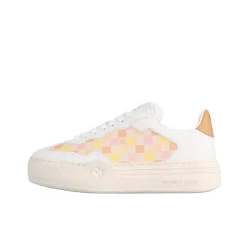 LOUIS VUITTON Groovy Low Top Skateboard Shoes Women's Beige