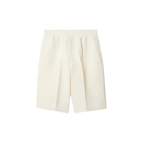 Burberry Casual Shorts Men Pearl White