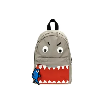 Stella McCartney Shark-Motif Zipped Backpack
