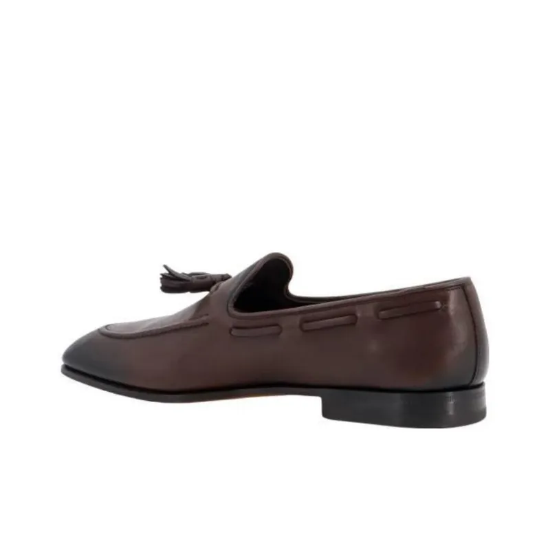CHURCH'S Tassel-detail Leather Loafers-3
