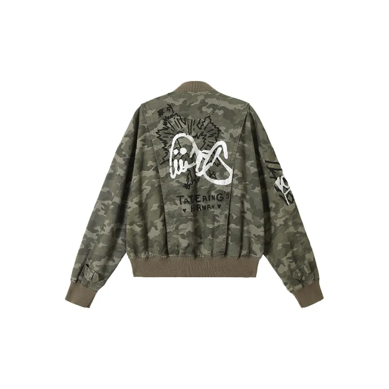 BE ALL KABUTO Jackets Coats Women's Camouflage-1
