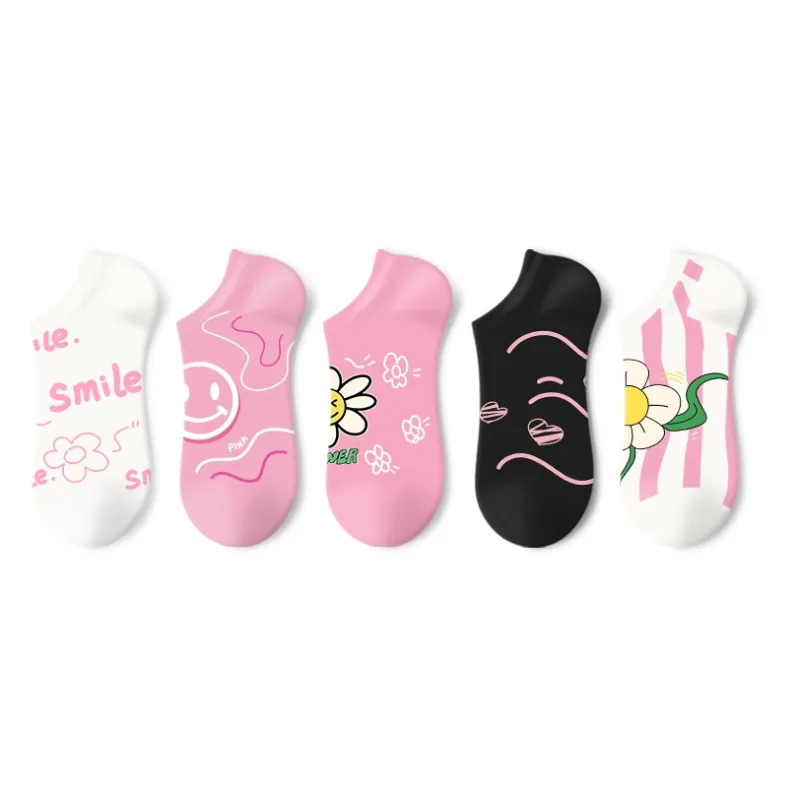 Primeet Ankle Socks Women's 5 Pack-9