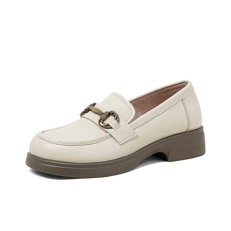 COMELY Loafers Women's Black/Light Brown/Ecru-10