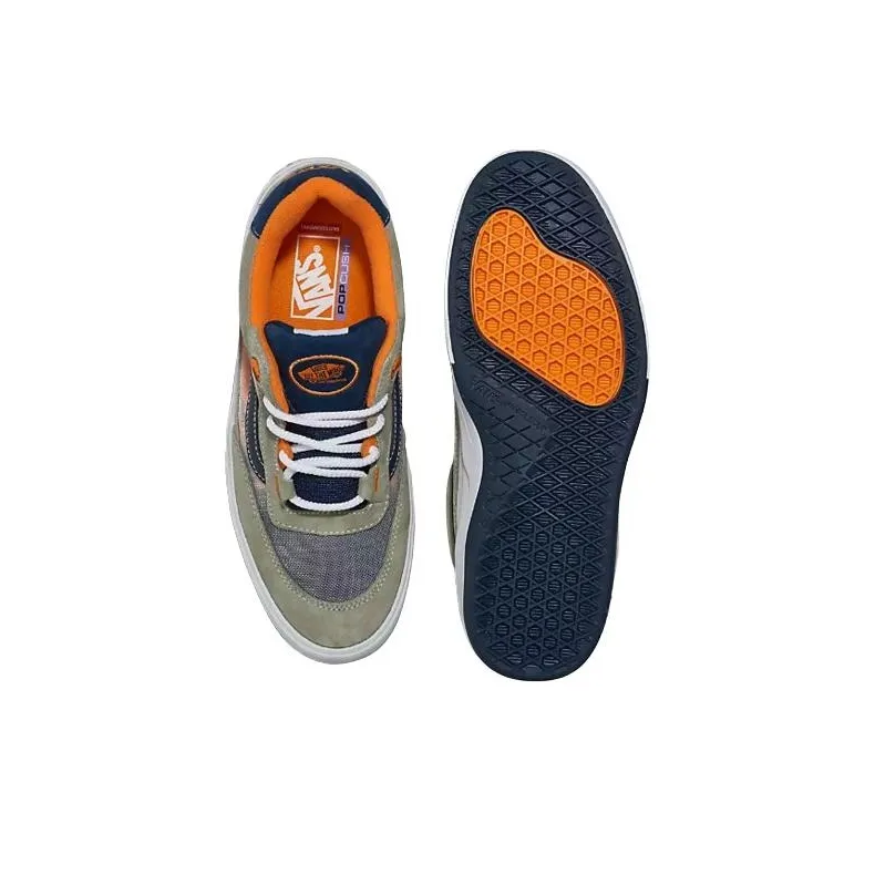 Vans Wayvee Anti Slip Wear Resistant Low Top Skateboard Shoes Unisex Green-3