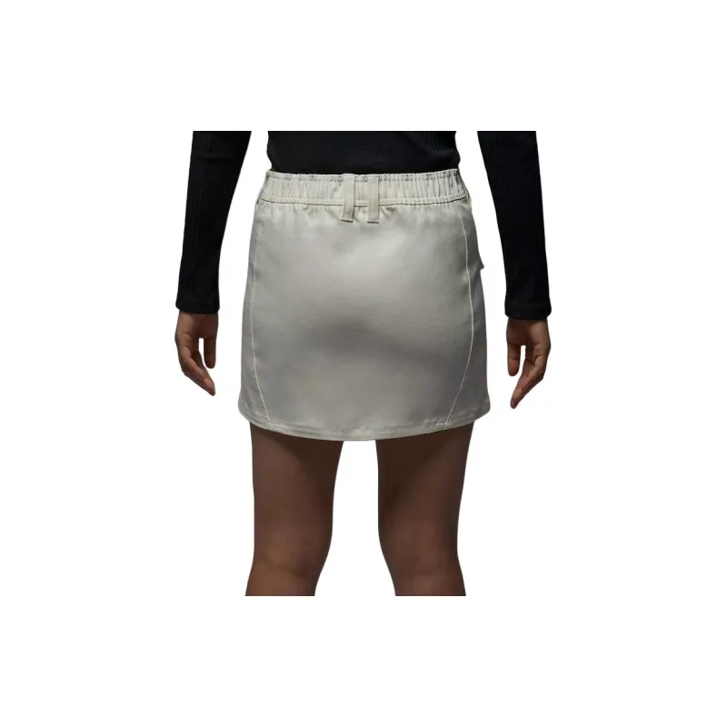 Nike SS24 Casual Short Skirts Women's Ecru-1