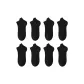 8 Pack (Black)