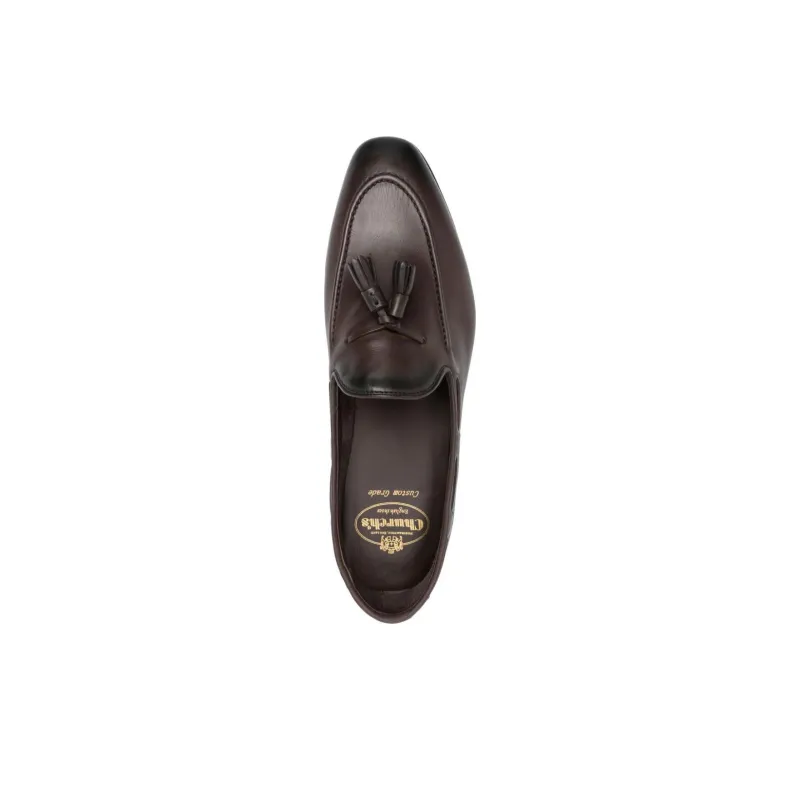 CHURCH'S Tassel-detail Leather Loafers-6
