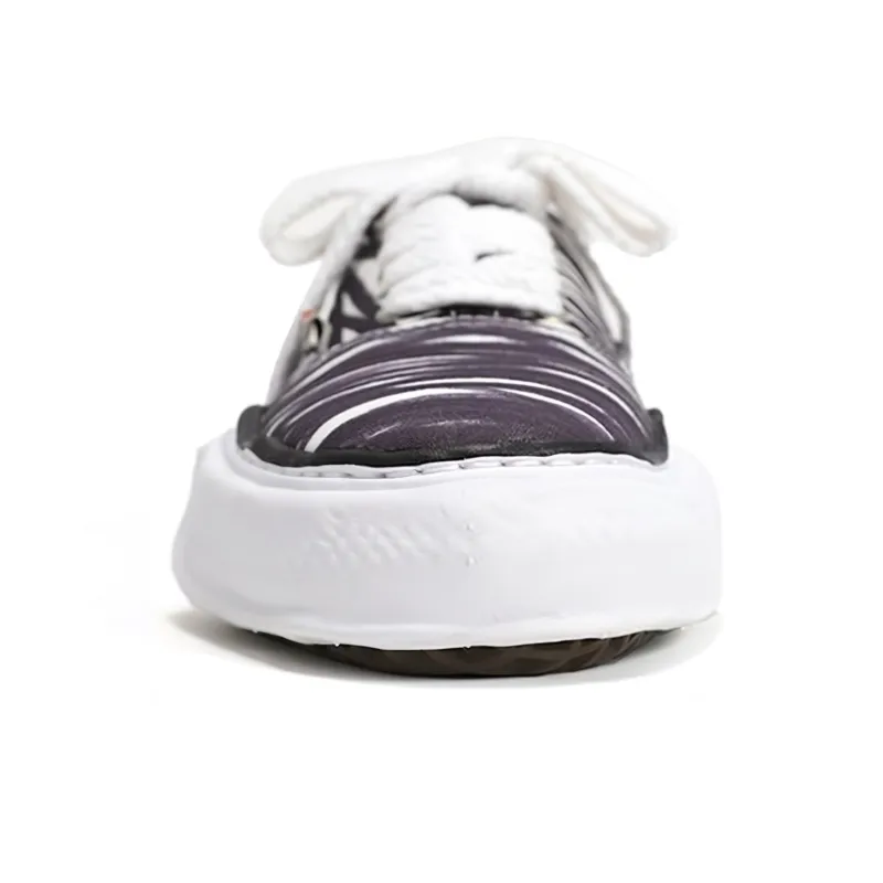 MIHARA YASUHIRO Baker Low Top Stylish Skateboarding Shoes Men's Black White-3