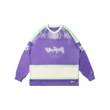 LiNing Sweatshirt Men's Fluorescent Blue Purple M