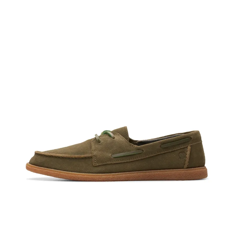 Clarks Casual Shoes Men's Olive Green-0