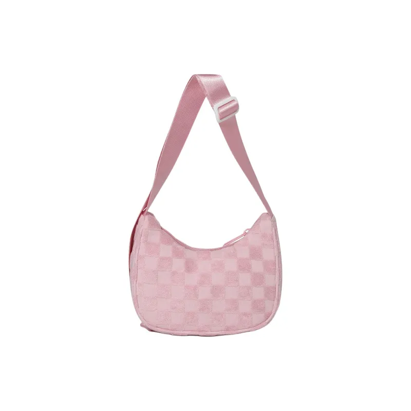 FILA Rayon With Polyester Hobo Bag, Shoulder Bag, Crossbody Bag Regular Women's Pink-1