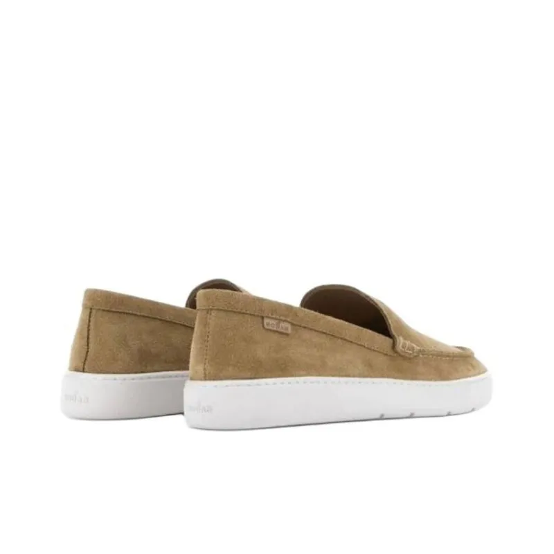 HOGAN Almond-toe Suede Loafers-3