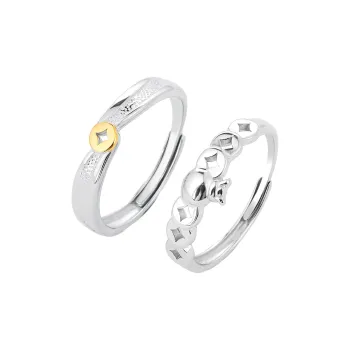 MAGICPOLE 925 Sterling Silver Rings Unisex Silver