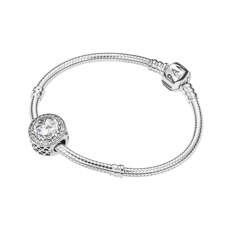 Pandora 925 Sterling Silver Bangles Women's Silver-1