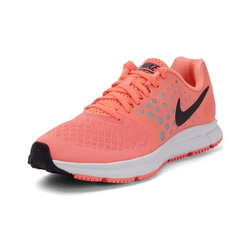 Nike Zoom Span 1 Cushioning Wear Resistant Low Top Running Shoes Women's Pink White-2