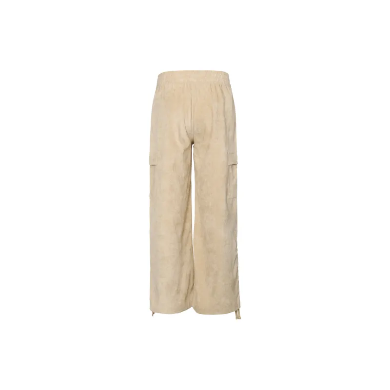 Jordan Knitted Sports Pants Women's Desert Yellow-2