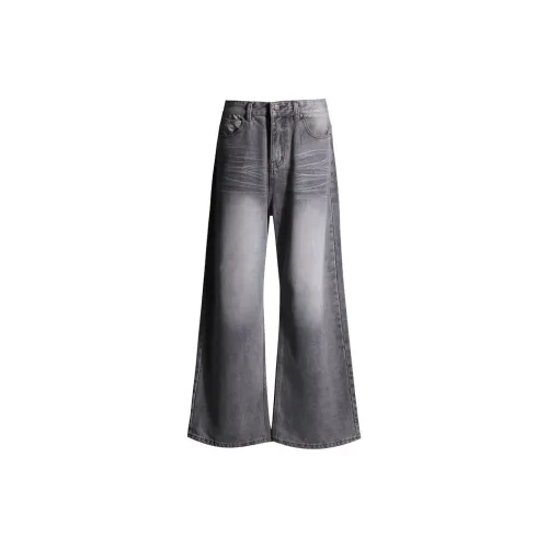 Jenna Chun Jeans Women's Ribbed Gray