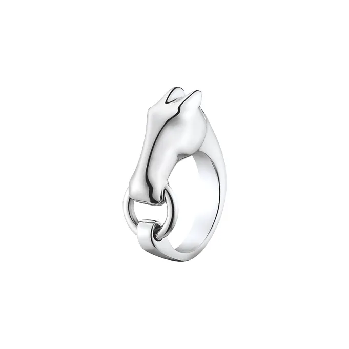 HERMES 925 Sterling Silver Rings Unisex Silver-1
