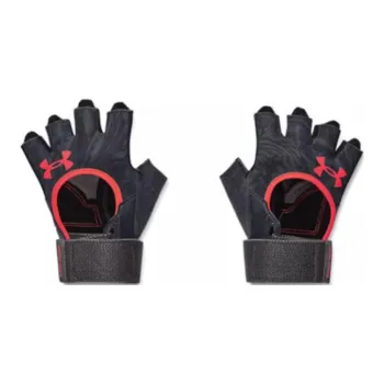 Under Armour Sheepskin Gloves Men's Black Red