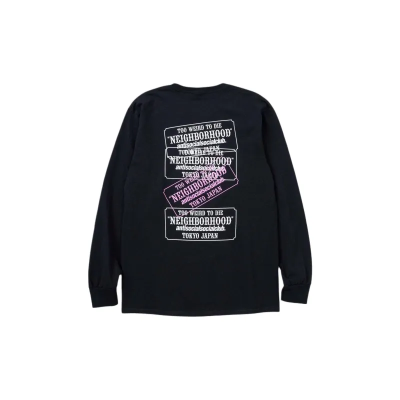 Anti Social Social Club X NEIGHBORHOOD Plaque L/S Tee-1