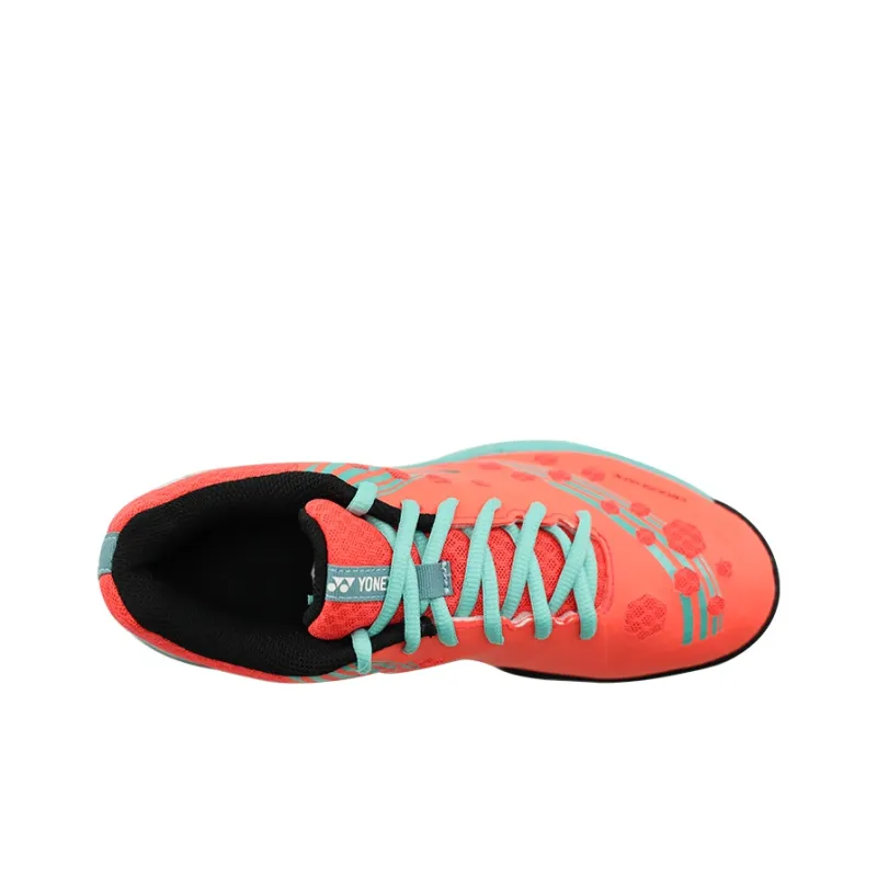 YONEX Cushioning, Slip Resistant, Abrasion Resistant, Breathable, Coverage, Support Low Top Badminton Shoes Women's Red-3